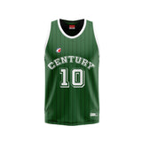 Basketball Top Green-Suttle Pattern