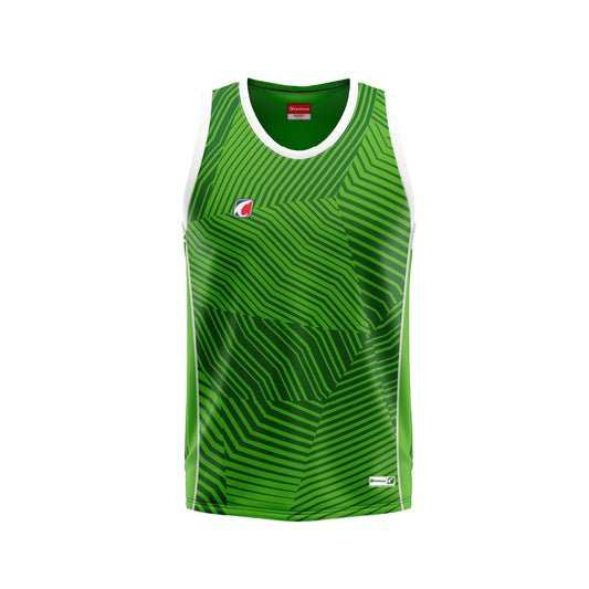 Basktball Top Green-White