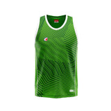 Basktball Top Green-White