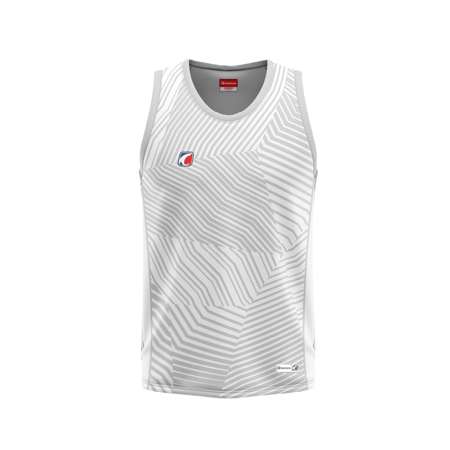 Basktball Top Grey-White