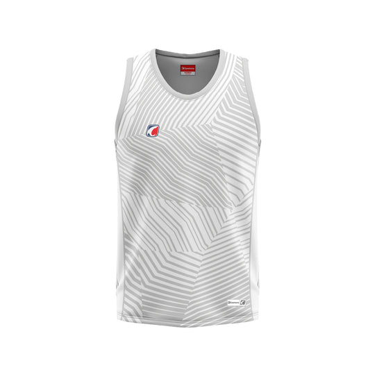 Basktball Top Grey-White
