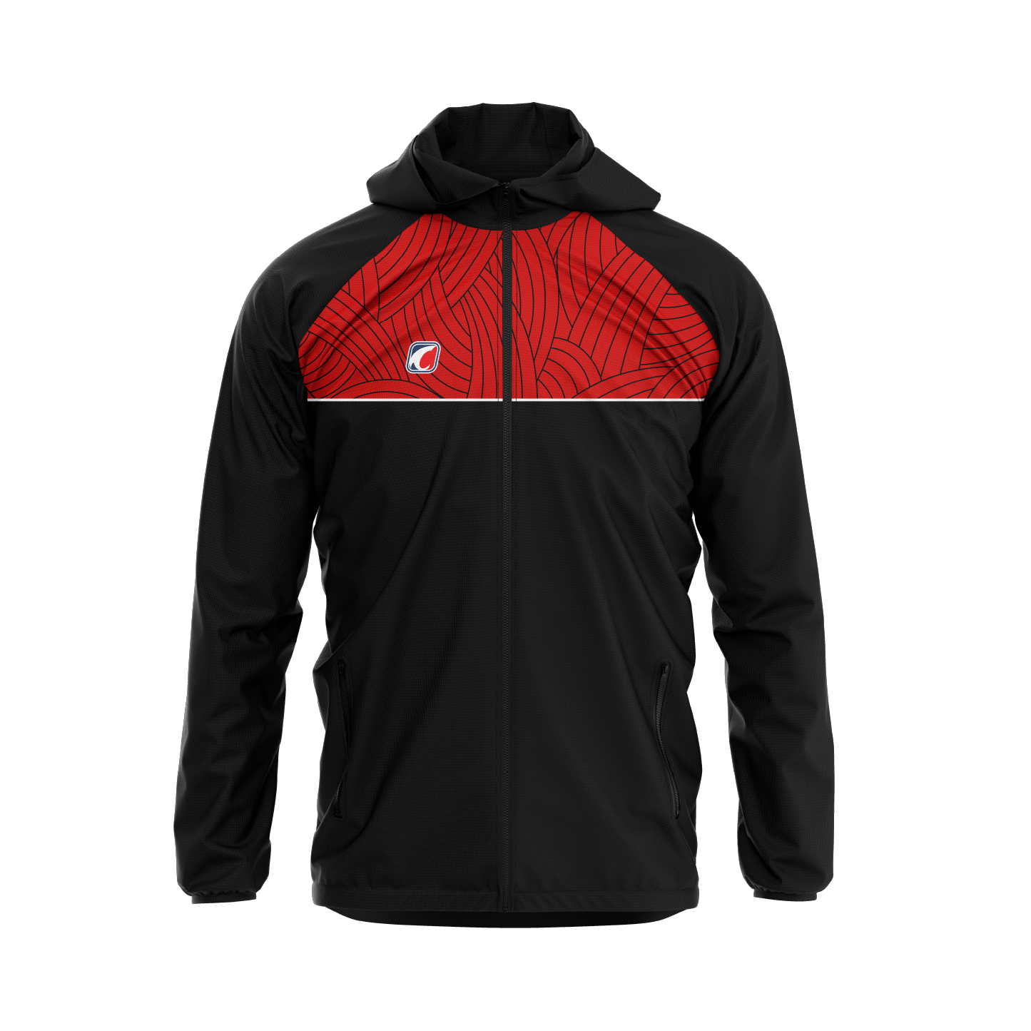 Black & Red Soccer Team Jacket