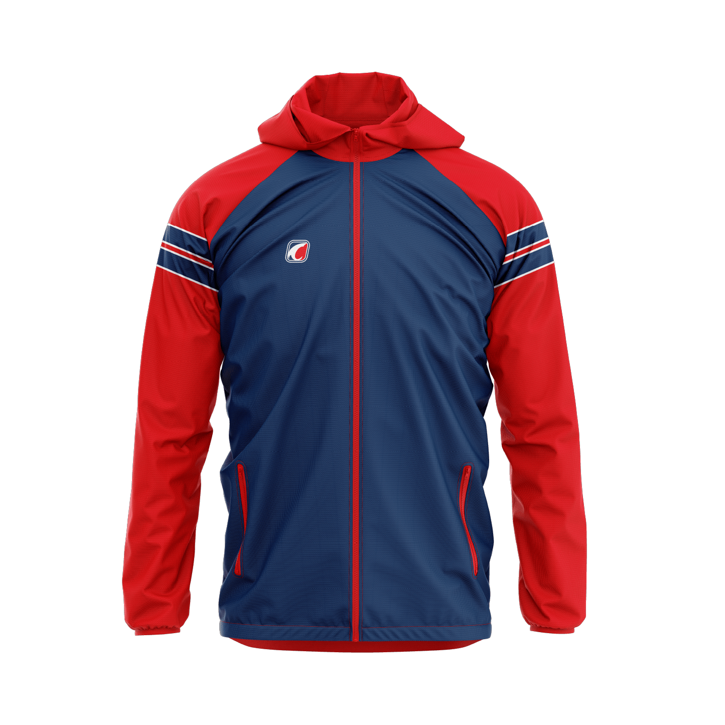 Blue & Red Soccer Team Jacket