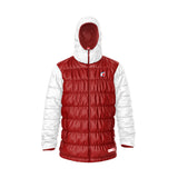 Puffer Jacket Red-White