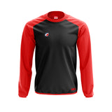 Crewneck Black-Red