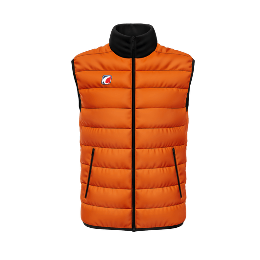 Vest Orange Black