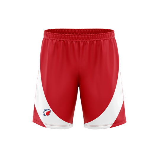 Basketball Shorts Red-White