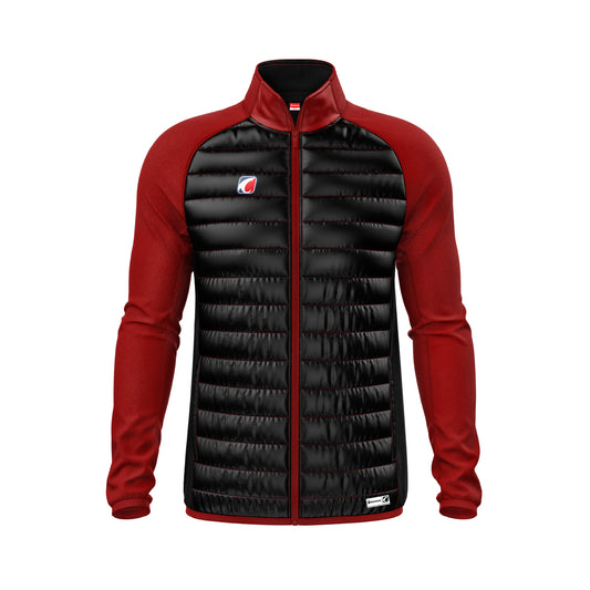 Fleece Jacket Black-Red