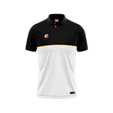 Polo White-Black-Yellow