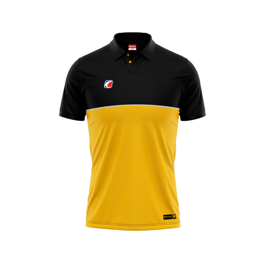 Polo Yellow-White-Black