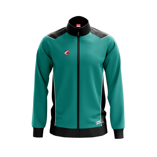 Full Zip Aqua-Black