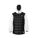 Puffer Jacket Black-White