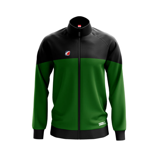 Full Zip Green-Black