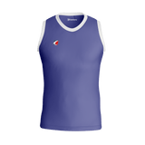 Men Sleeveless Top Royal White