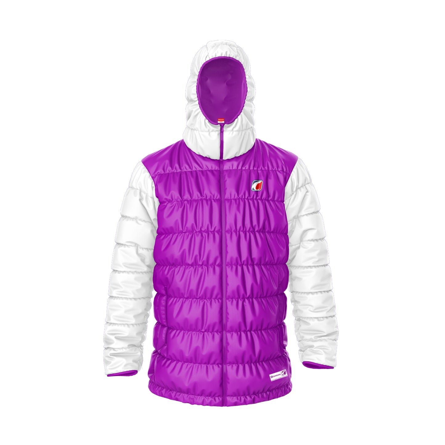 Puffer Jacket Pink-White