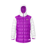 Puffer Jacket Pink-White