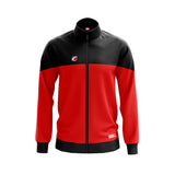 Full Zip Red-Black