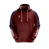 Blue & Maroon Hoodie