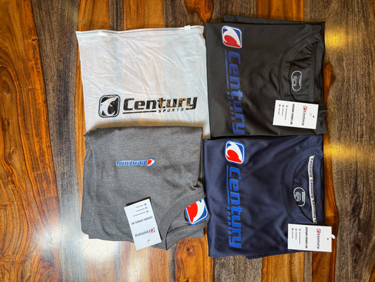 Century Sports t-shirts